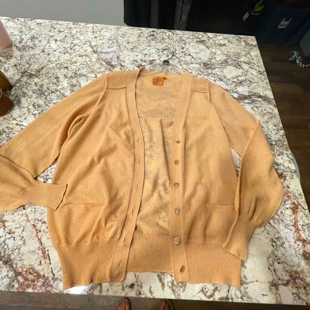 Tory Burch lightweight cardigan Sz Large